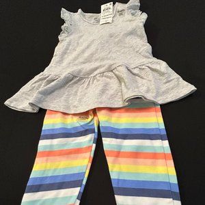 FIRST IMPRESSIONS GIRLS' JOGGER AND TOP 2-PC SET